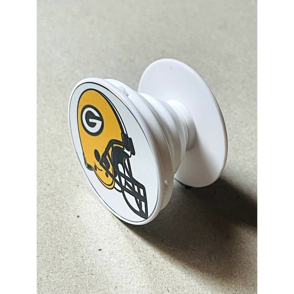 Green Bay Packers Pop Up Phone Holder Grip With Strong Adhesive Base - Picture 2 of 4